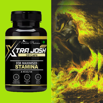 visalak pharma Xtra Josh Herbal Capsules-Improves Energy levels & Power(30 Capsules)