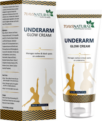 7days natural Intimate Area Dark Spots Corrector Cream For Skin Lightening brightenig whitening(100 g)