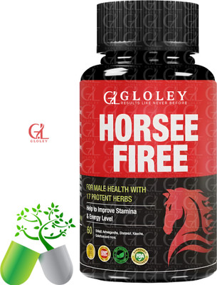 GLOLEY Horse Ayurvedic Orignal Capsule With Fire Ayurveda Blend Tablets(60 Capsules)