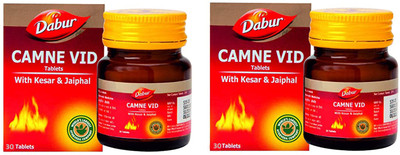 Dabur Camne Vid with Kesar & Jaiphal(Pack of 2, 30 Tablets)