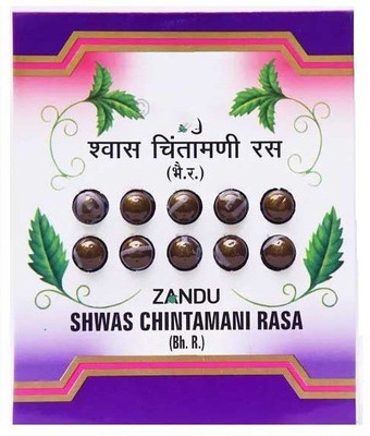 ZANDU Shwas Chintamani Rasa - 10 Tablets(10 Tablets)
