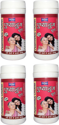 Girko Pushyanug Churna | For Rugularize Menstrual Cycle | Pack of 4 X 50 gm.(Pack of 4, 200 g)