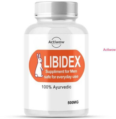 ACTIWOW Libidex Capsules Stay Active with Natural Male Energy Support(30 Capsules)