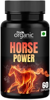 dial organic Horse Power capsule | Energy booster for men(60 Capsules)