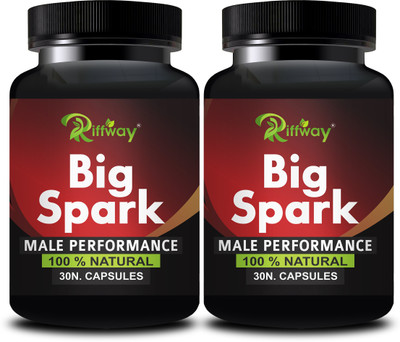 Riffway Big Spark Stamina Booster Capsule Stamina Capsule For Better Strength(2 x 30 Capsules)