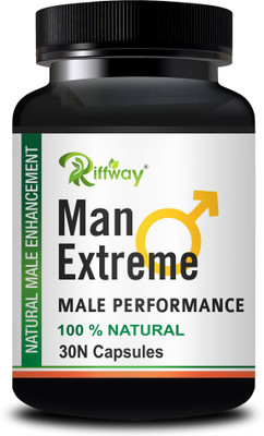Riffway Man Extreme Stamina Booster Capsule Stamina Capsule For Better Strength(30 Capsules)