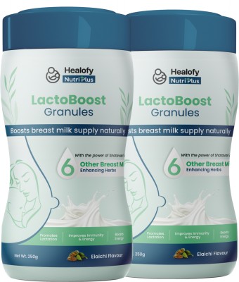 Healofy Nutriplus Breast Milk Enhancing | LactoBoost Granules| With Shatavari & Herbs |(Pack of 2)