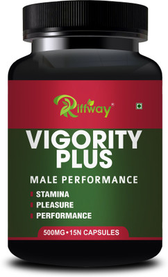 Riffway Vigority Plus _ Oraganic Capsule Stamina Capsule For Better Strength(15 Capsules)