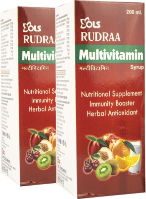 Rudraa Multivitamin Syrup Nutritional Supplement for complete nutrition immunity booster pack of 2 Each 200ml(Pack of 2)