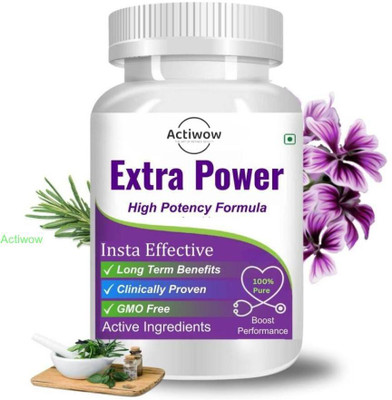 ACTIWOW Extra Power Capsules - Go Beyond Ordinary(30 Capsules)
