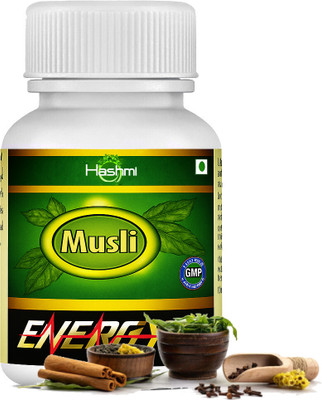 Hashmi Musli Energy Plus Capsule | Ayurvedic Vitality & Stamina B00ster for Men(20 Capsules)