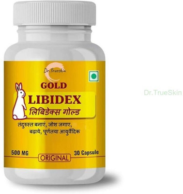 Dr.TrueSkin Libidex Gold Capsules For Men Enhancer Extra Power Ayurvedic(30 Capsules)