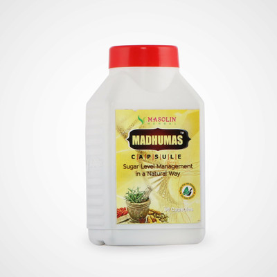masolin MADHUMAS AYURVEDIC DIABETES CARE CAPSULE- 60CAP.(60 Capsules)