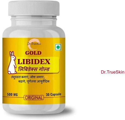 Dr.TrueSkin Libidex Gold Capsules Natural For Men Endurance Performance(30 Capsules)