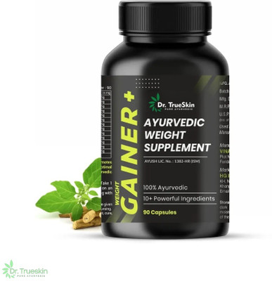 Dr.TrueSkin Weight Gainer+ Capsules for Active Strength 90CAPS(90 Capsules)