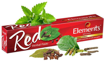 Elements Wellness Red Herbal Toothpaste | 150 g(150 g)