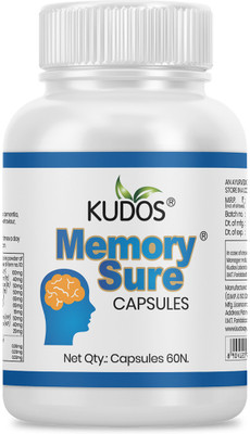 KUDOS MEMORY SURE CAPSULES | Memory Support Capsules(60 Capsules)