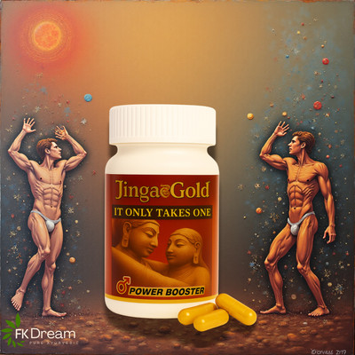 Fkdream Jinga Gold Ayurvedic Herbal Power for Mind Clarity and Stamina(30 Capsules)