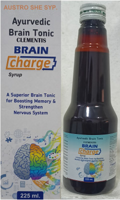 AUSTRO SHE SYP. Brain Charge Tonic Mind Booster Improv Memory Power Concentration Nervous System(225 ml)