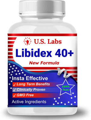 US Labs Original Libidex 40+ Capsules | Specially for Men Whom age is 40 + by Erolabs(30 Capsules)