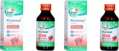 ZANDU Rhumasyl Liniment Oil 100 ml(Pack of 2, 200 ml)