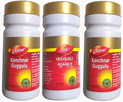 Dabur Kanchnar Guggulu 80 Tablets(Pack of 3)