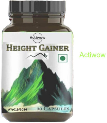 ACTIWOW Height Gainer Capsule for Height and Bone Strength(30 Capsules)