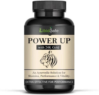 LibidSafe Effective Power UP Capsule Men - Premium Ayurvedic Energy Boost for Vitality(30 Capsules)