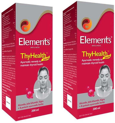 Elements WELLNESS Thyhealth 200 - 2(Pack of 2, 400 ml)