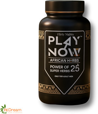 Flirty Night Play More Premium 25 Herb Capsules for Adult Male Energy and Natural Power(150 g)