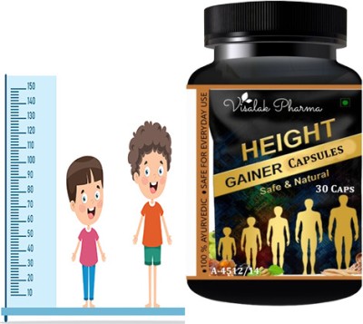 visalak pharma Height Gainer Ayurvedic Pills 30 Caps pack of 1