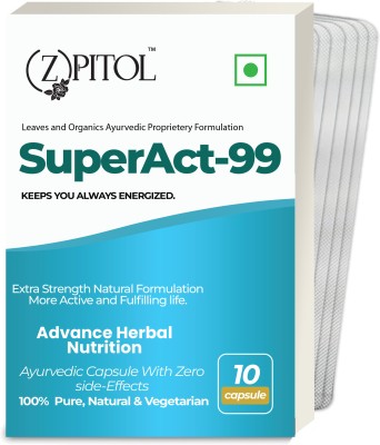 ZPITOL Super Act Wellness Energy Capsule For Men | Excellent Rejuvenating & More Power(Pack of 6)