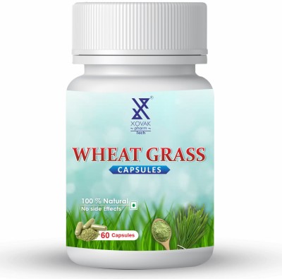 XOVAK PHARMTECH Organic Wheat Grass Capsules(60 Capsules)