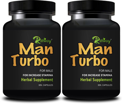 Riffway Man Turbo Stamina Booster Capsule Stamina Capsule For Better Strength(2 x 30 Capsules)