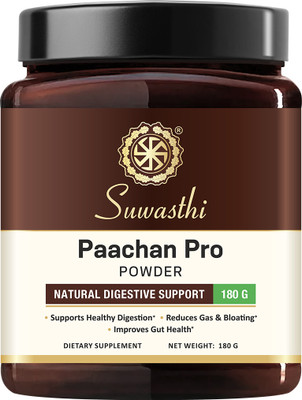 SUWASTHI Paachan Pro Digestion Solution for Gas & Indigestion, Acidity & Bloating Relief(180 g)