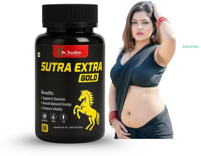 Dr.TrueSkin Sutra Extra Gold Capsules Improve Vital Energy Naturally SE Gold(30 Capsules)