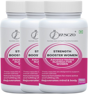 Fasczo Strength Immunity Power Women Medicine _ Produces Energy _ No Stress(Pack of 3)