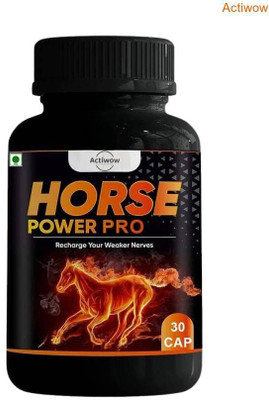 ACTIWOW Horse Power Pro Capsule Power & vitality support for men A01(30 Capsules)