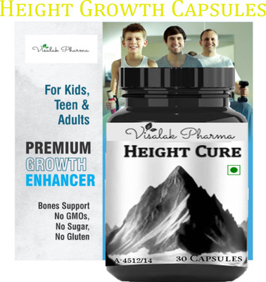visalak pharma Height Cure-Height Growth tab-lets InCrease Height Naturally(30 Capsules)