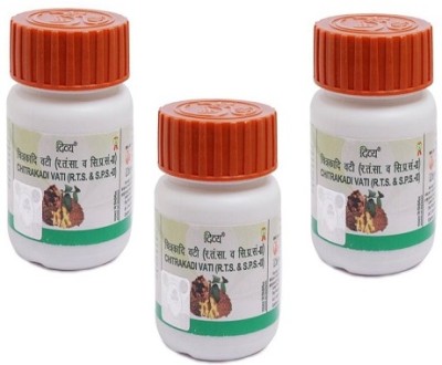 PATANJALI Divya Chitrakadi Vati(Pack of 3)