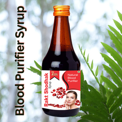 7Herbmaya Natural Blood Purifier With Goodness of Natural Herb's | Rakt Shodhak Syrup(200 ml)