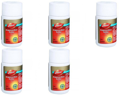 Dabur Arogyavardhini Gutika 40Tab(Pack of 5, 200 Tablets)