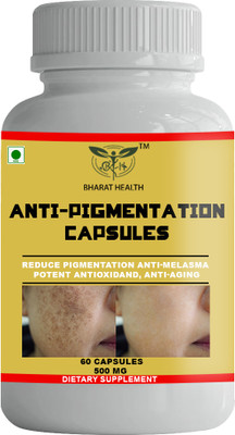 BHARAT HEALTH ANTI PIGMENTATION CAPSULE FOR PIGMENTATION & DARK SPOTS(60 Capsules)