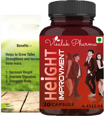 visalak pharma Height Improvement Capsule For Bone Improvement Factors, Perfect All Age Group(30 Capsules)