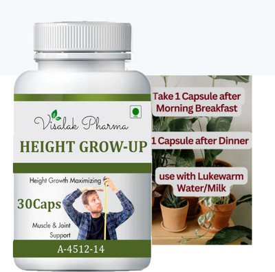 visalak pharma Height Grow-Up-Increase Height & Boost Confidence(30 Capsules)