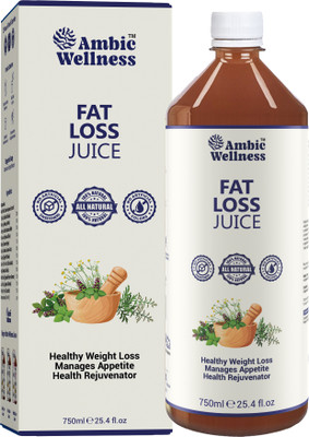 Ambic Wellness Fat Loss Juice I Ayurvedic Juice for Healthy Weight Loss I Improves Digestion & Metabolism I No Added Sugar(750 ml)