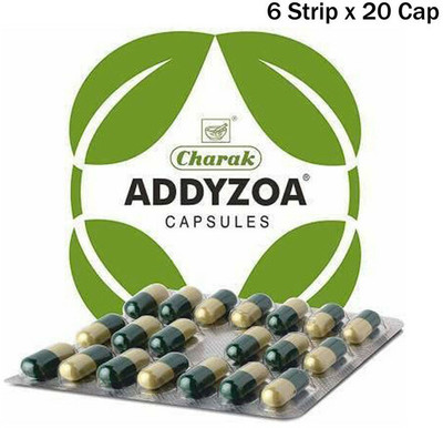 CHARAK Addyzoa Capsule(Pack of 6, 120 Capsules)