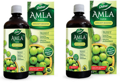 Dabur Amla Juice Immunity Booster Pack of 2(Pack of 2, 2 L)