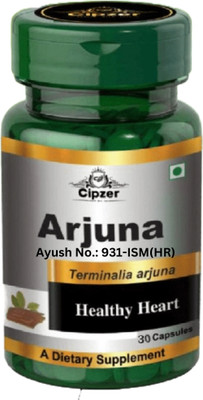 CIPZER Arjuna 30 Capsules Helps To Improve Heart Function & Eliminate Attack Risk(30 Capsules)