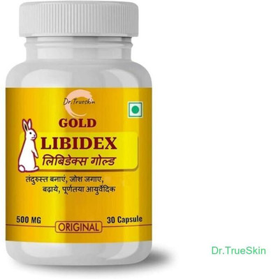 Dr.TrueSkin Libidex Gold Capsules For Men Strength Original Daily Use(30 Capsules)